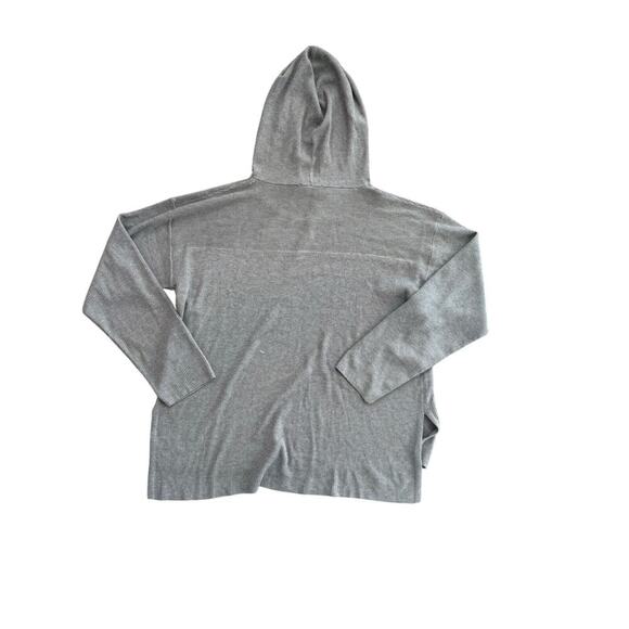Soma WKND Women's Gray Marshmallow Knit Long Sleeve Cropped Hoodie Size XL - Picture 3 of 5